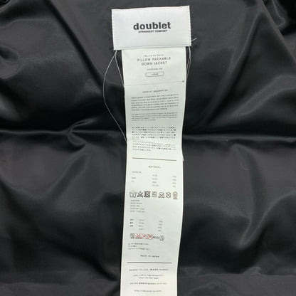doublet | ダブレット ダウンジャケット 20AW06BL106 PILLOW PACKABLE DOWN JACKET ブラック サイズ：L