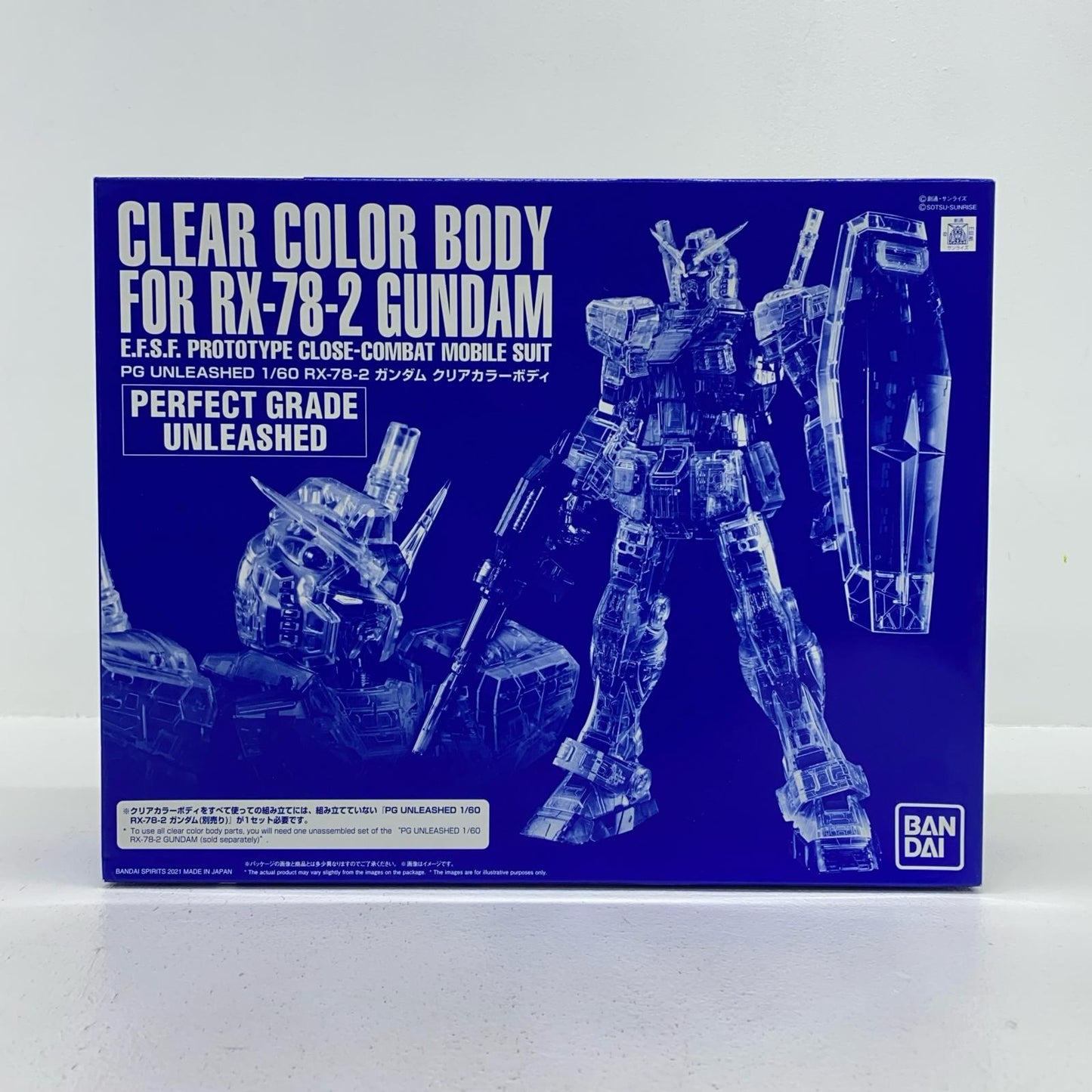 1/60 PG UNLEASHED RX-78-2 Gundam Clear Color Body Exterior Parts Set "Mobile Suit Gundam" Premium Bandai Limited [5061406]