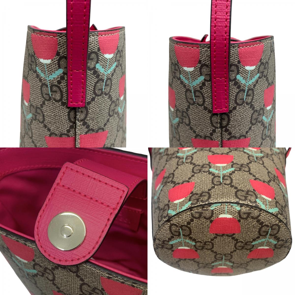 GUCCI | グッチ キム・スンヨン GG プリント バケットバッグ ショルダーバッグ 752356・498879 GGスプリーム　チルドレンズ　バケットバッグ