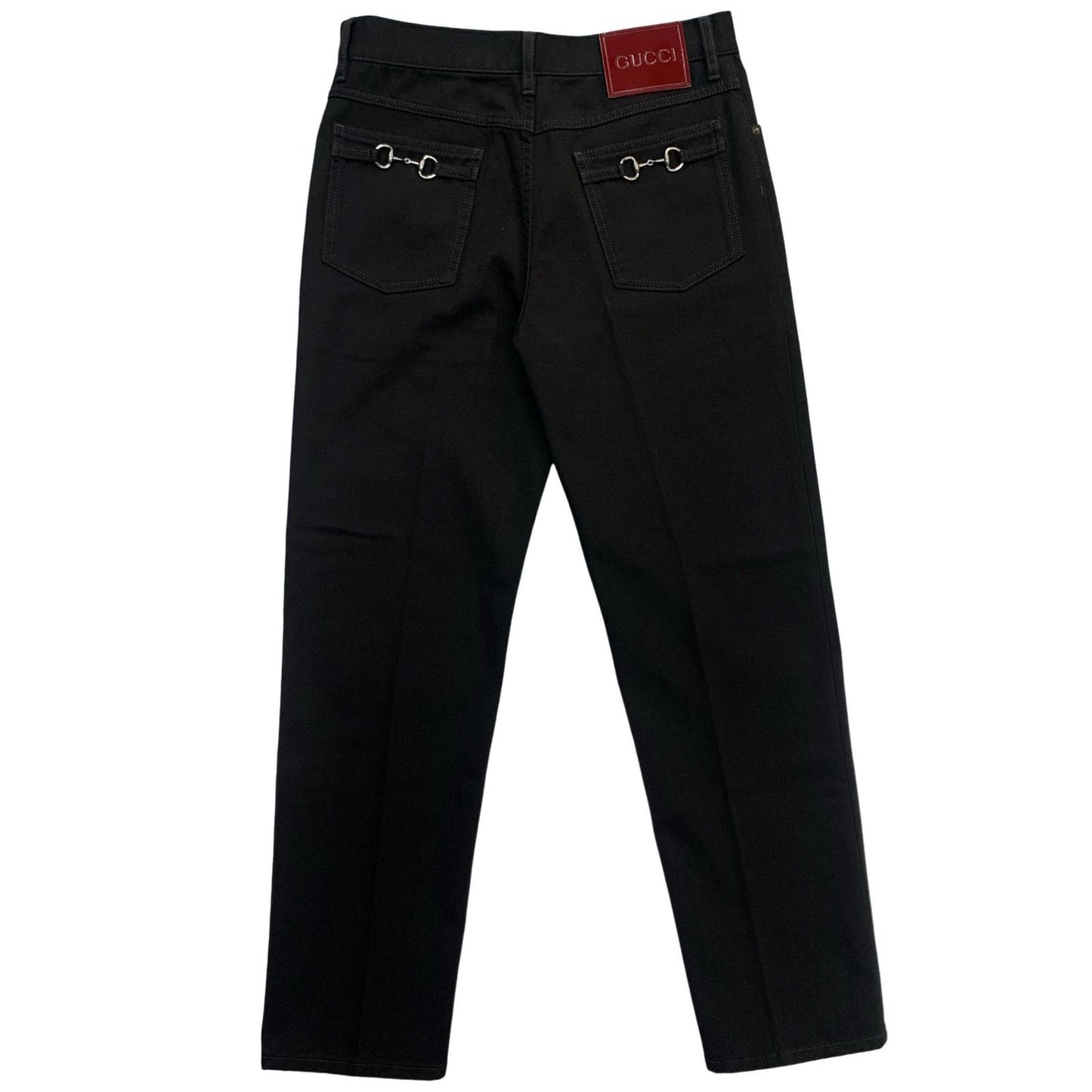 GUCCI | グッチ デニム クロップド スリムパンツ デニムパンツ ブラック サイズ：30