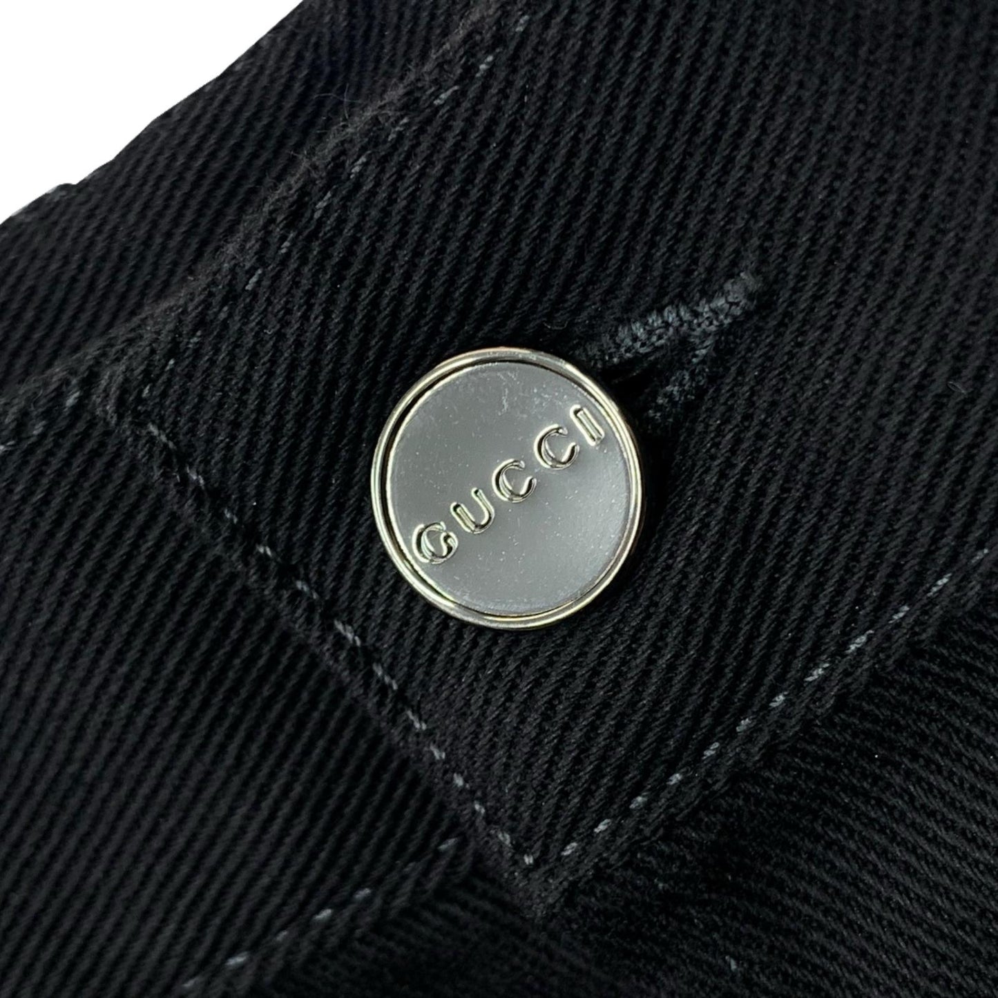 GUCCI | グッチ デニム クロップド スリムパンツ デニムパンツ ブラック サイズ：30