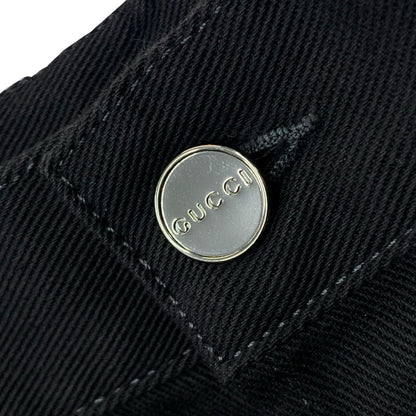 GUCCI | グッチ デニム クロップド スリムパンツ デニムパンツ ブラック サイズ：30