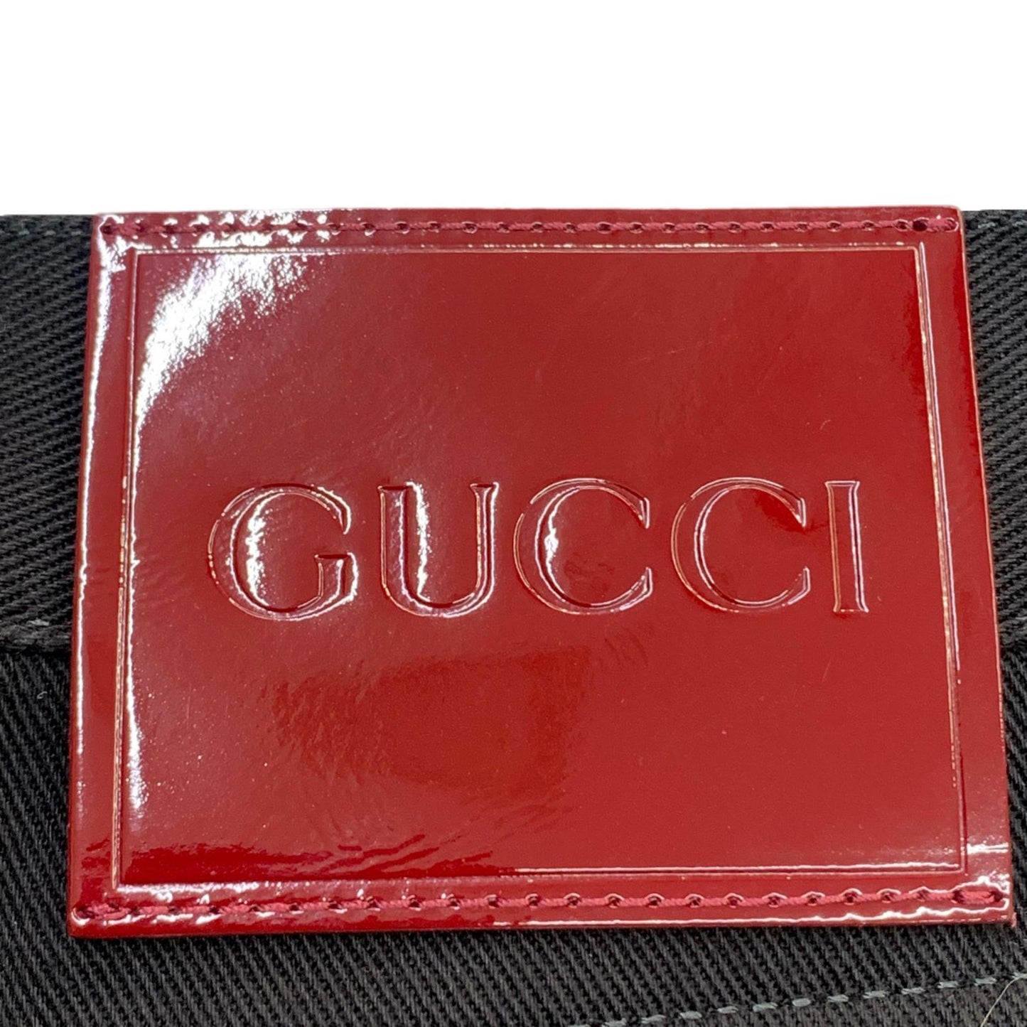 GUCCI | グッチ デニム クロップド スリムパンツ デニムパンツ ブラック サイズ：30
