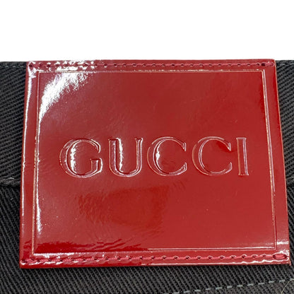 GUCCI | グッチ デニム クロップド スリムパンツ デニムパンツ ブラック サイズ：30