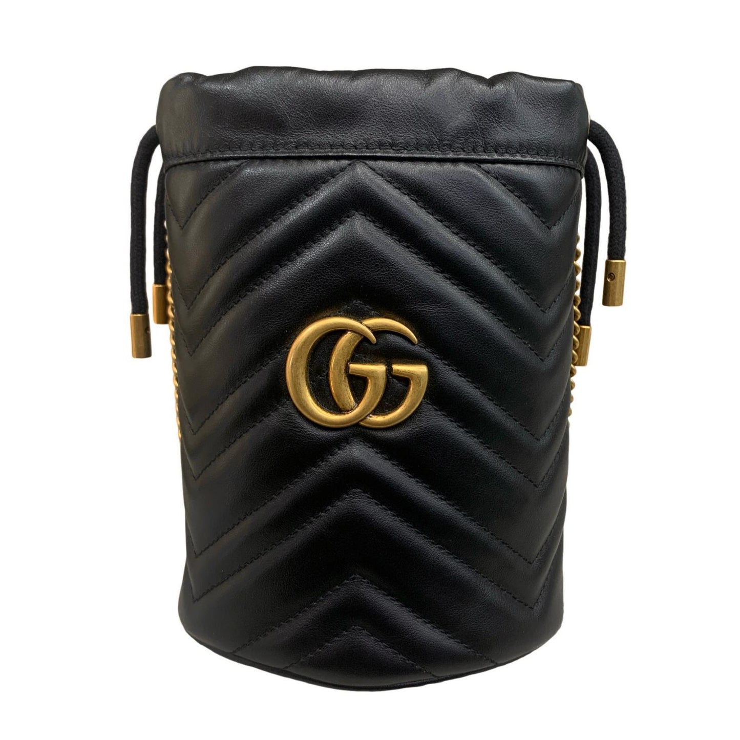 GUCCI | グッチ スモール バケットバッグ ショルダーバッグ ブラック【瀬戸大橋店】