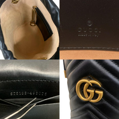GUCCI | グッチ スモール バケットバッグ ショルダーバッグ ブラック【瀬戸大橋店】