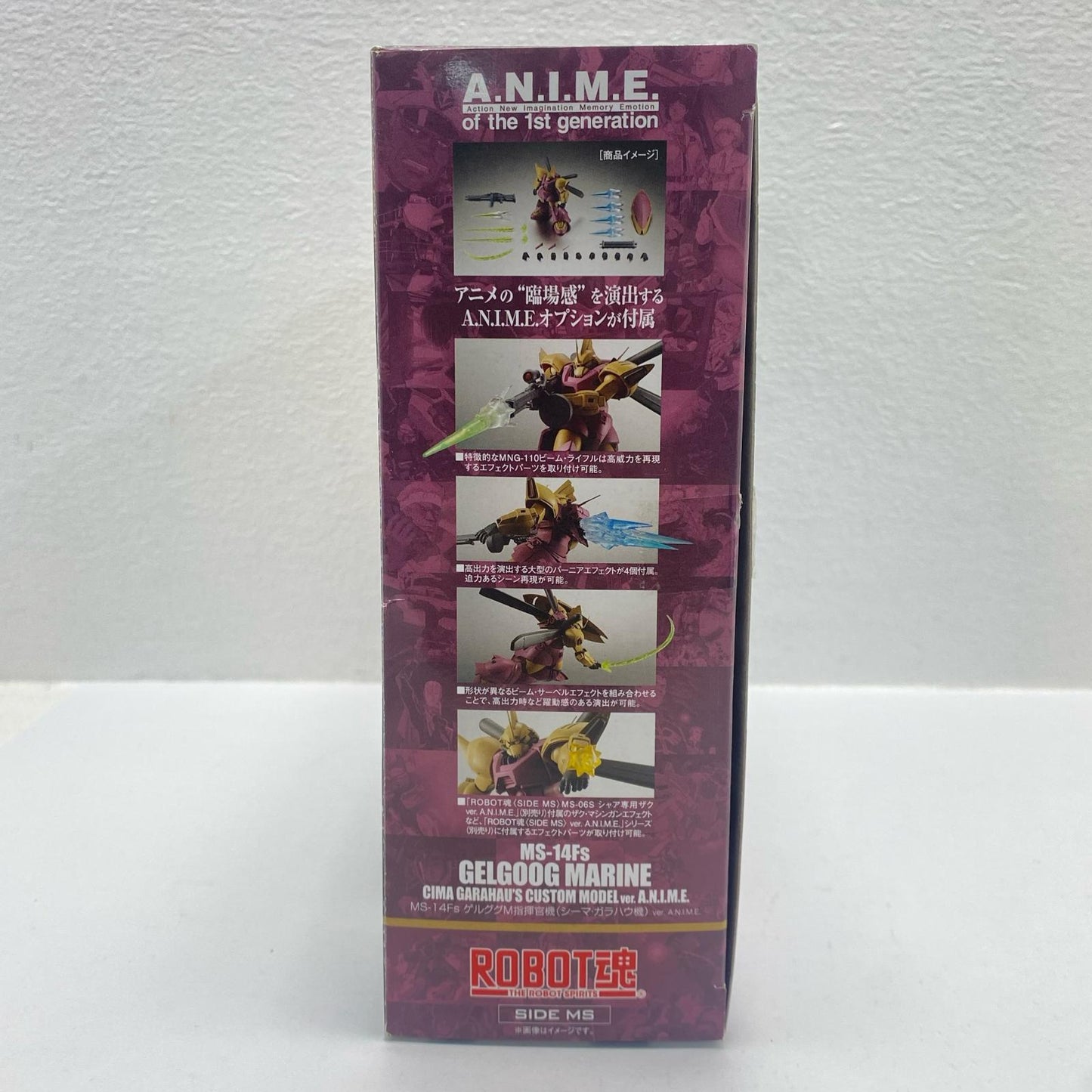 ROBOT魂＜SIDEMS＞MS-14FsゲルググM指揮官機(シーマ・ガラハウ機)ver.A.N.I.M.E. 機動戦士ガンダム0083STARDUSTMEMORY 魂ウェブ商店限定【フィギュア】