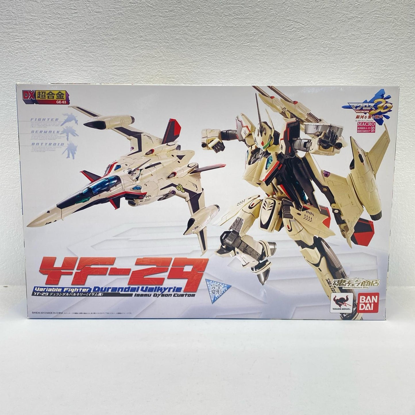 DX超合金GE-63YF-29デュランダルバルキリー(イサム機)「マクロス30銀河を繋ぐ歌声」魂ウェブ商店限定【フィギュア】