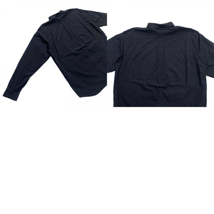 COMOLI | コモリ レギュラーカラーシャツ 長袖シャツ ネイビー