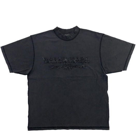 BALENCIAGA | バレンシアガ Inside Out Medium Fit T-Shirt 半袖Ｔシャツ グレー サイズ：M