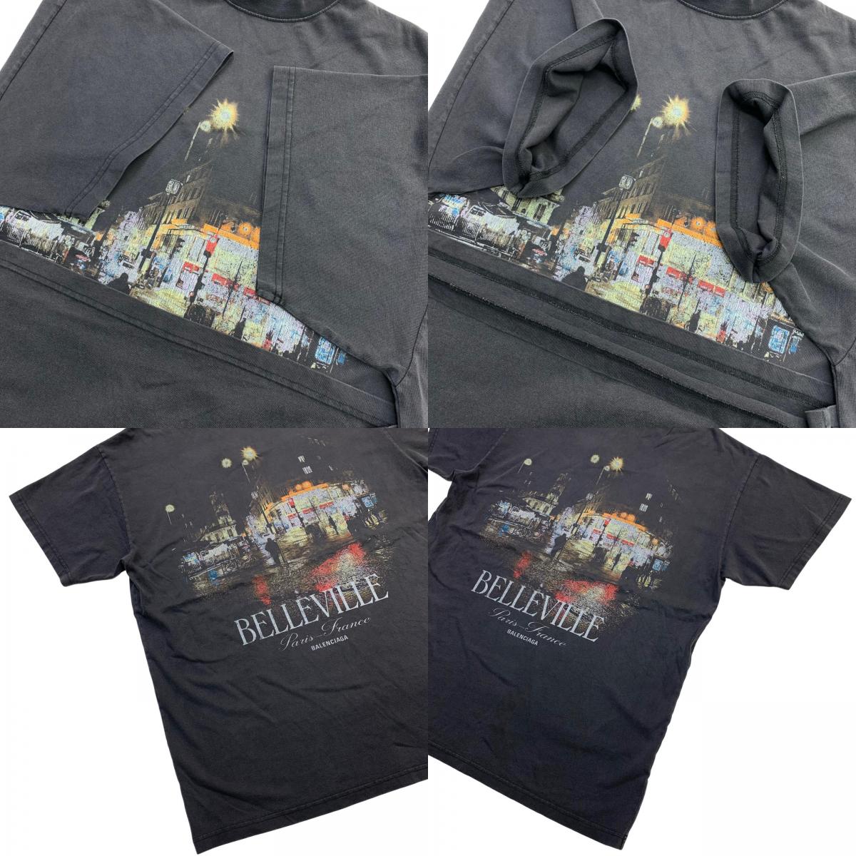 BALENCIAGA | バレンシアガ Oversized T-Shirt 半袖Ｔシャツ ブラック サイズ：1