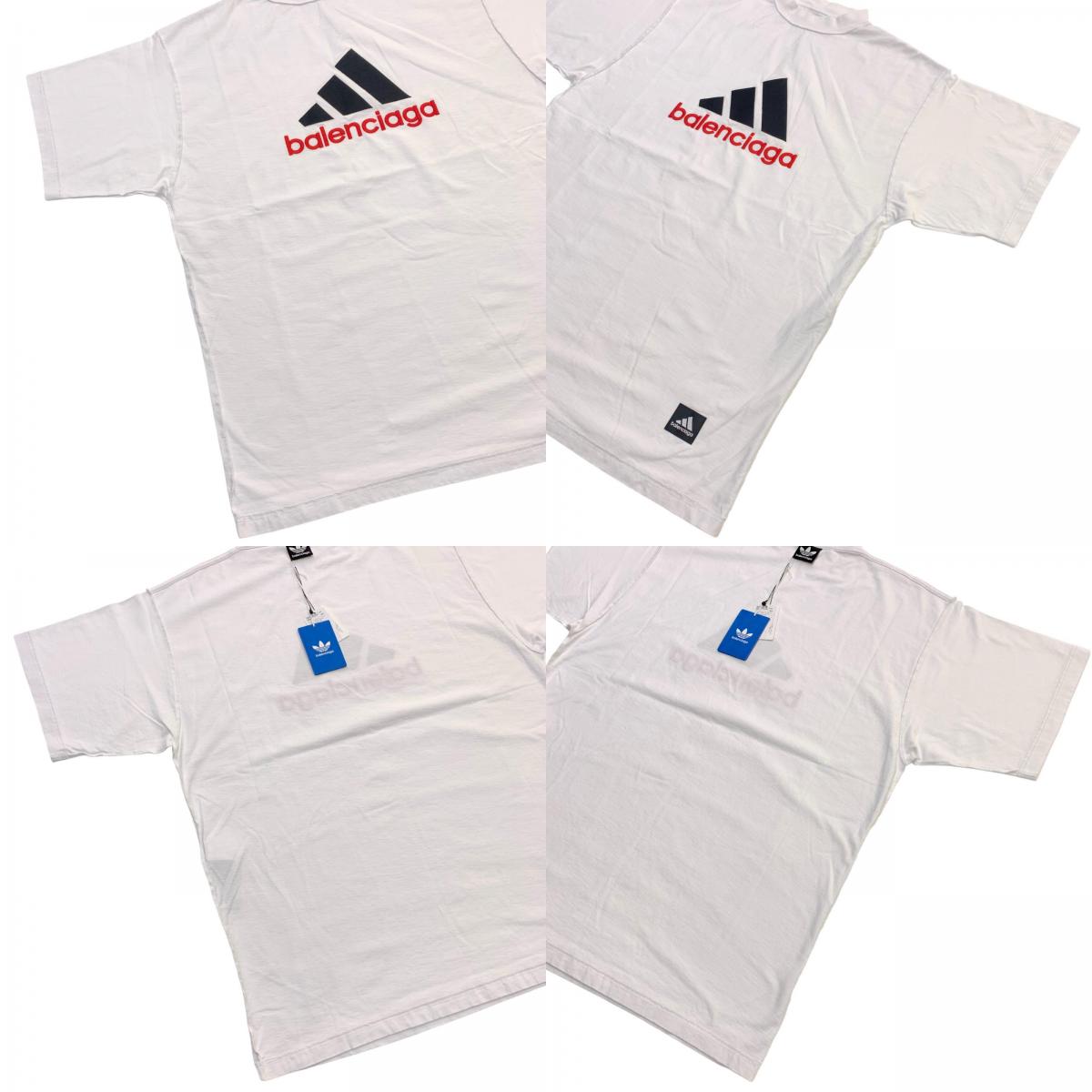 BALENCIAGA | バレンシアガ BALENCIAGA×adidas oversized 半袖Ｔシャツ ホワイト サイズ：L