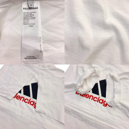 BALENCIAGA | バレンシアガ BALENCIAGA×adidas oversized 半袖Ｔシャツ ホワイト サイズ：L
