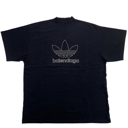 BALENCIAGA | バレンシアガ BALENCIAGA×adidas oversized 半袖Ｔシャツ ブラック サイズ：4