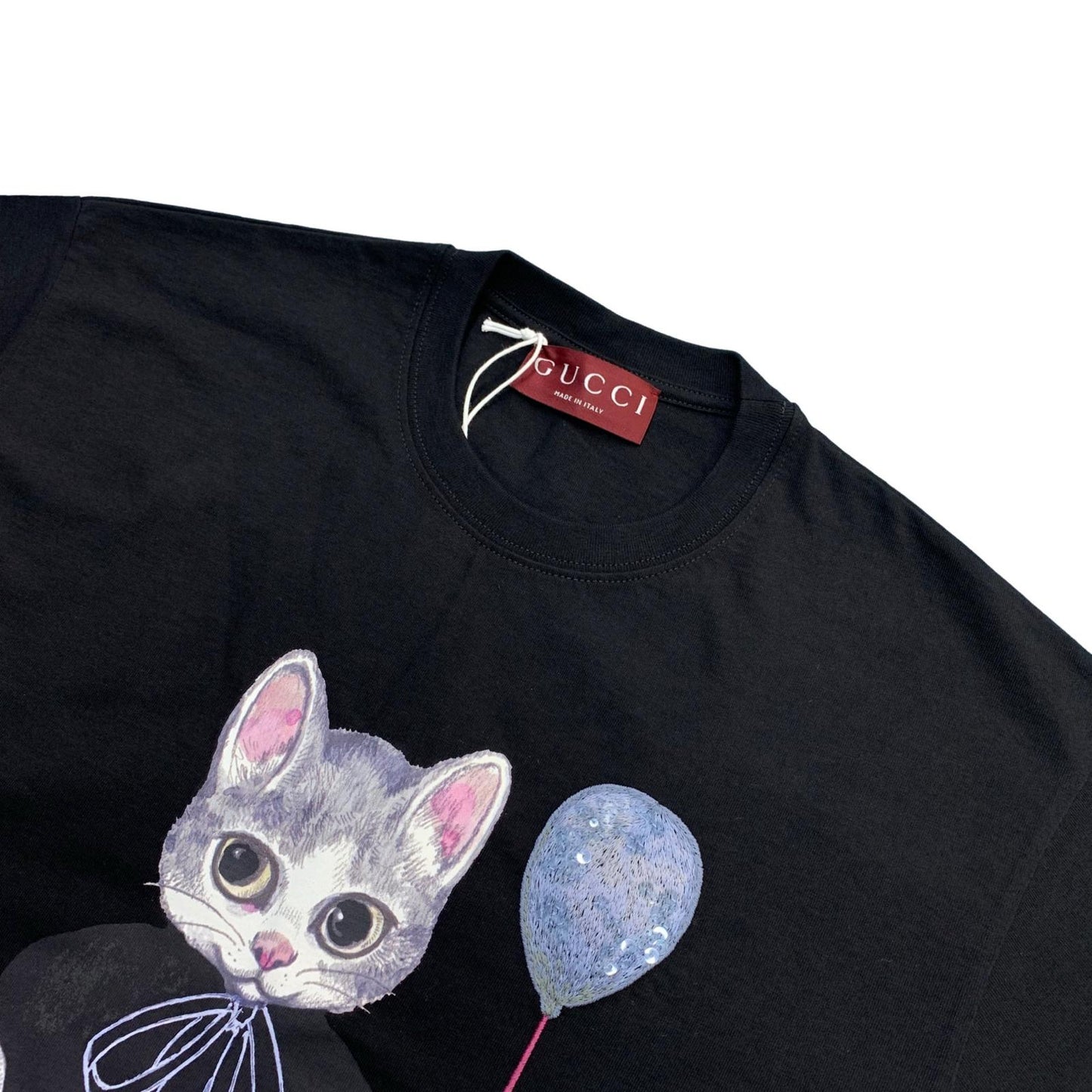 GUCCI | グッチ ヒグチユウコ コットンジャージー Tシャツ 半袖Ｔシャツ ブラック サイズ：S