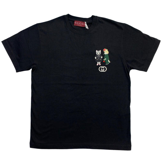GUCCI | グッチ ヒグチユウコ コットンジャージー Tシャツ 半袖Ｔシャツ ブラック サイズ：XS