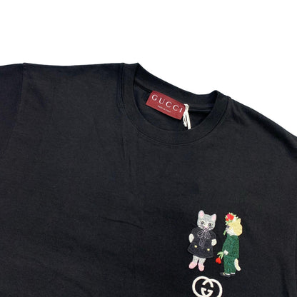 GUCCI | グッチ ヒグチユウコ コットンジャージー Tシャツ 半袖Ｔシャツ ブラック サイズ：XS