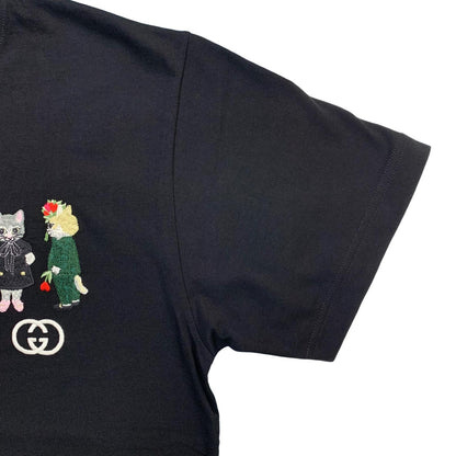 GUCCI | グッチ ヒグチユウコ コットンジャージー Tシャツ 半袖Ｔシャツ ブラック サイズ：XS