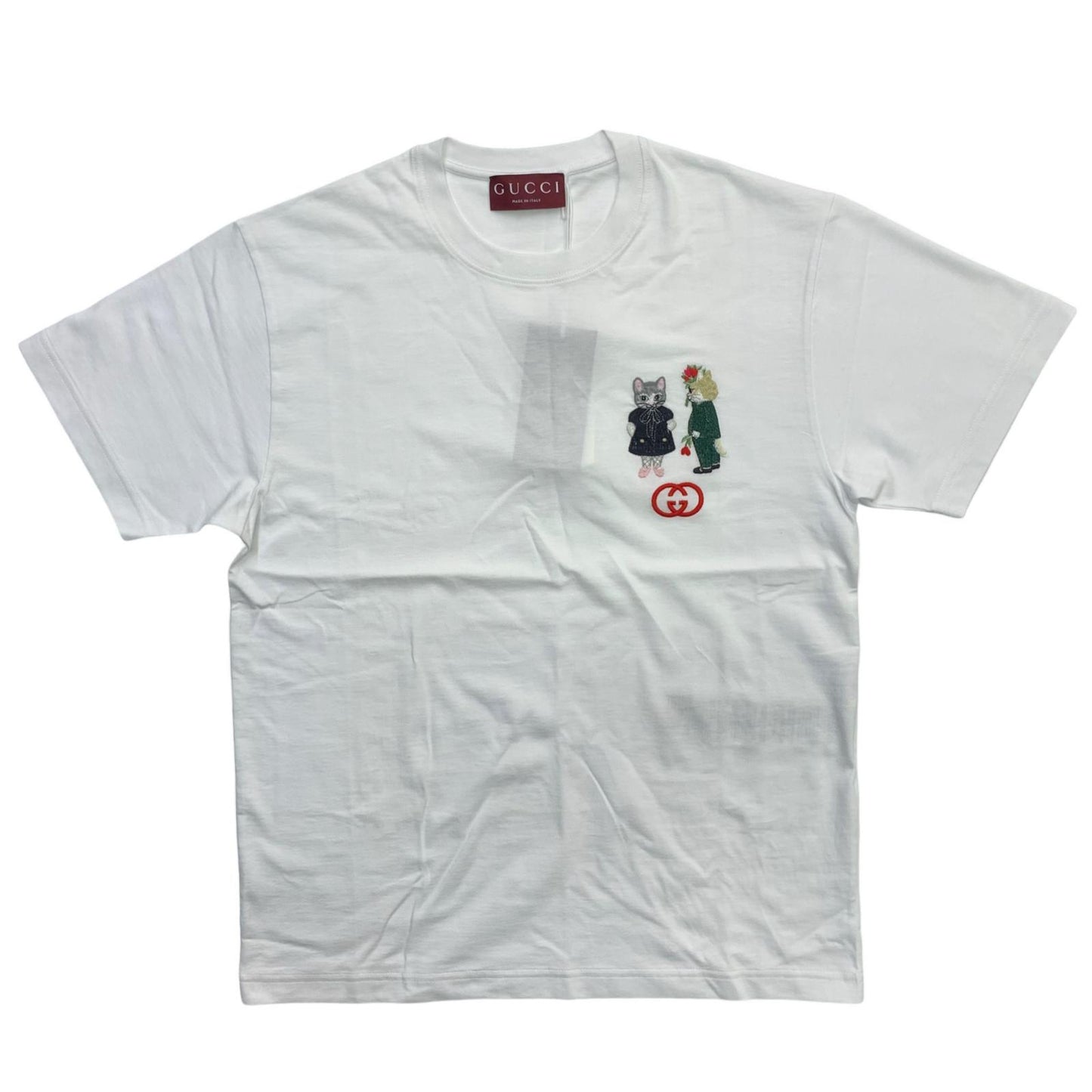 GUCCI | グッチ ヒグチユウコ コットンジャージー Tシャツ 半袖Ｔシャツ ホワイト サイズ：XS