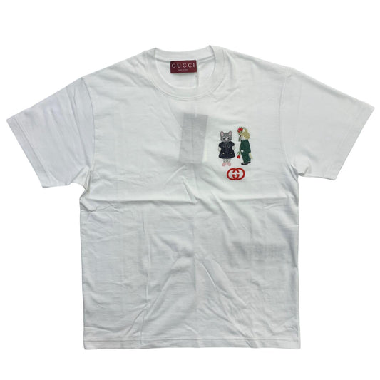 GUCCI | グッチ ヒグチユウコ コットンジャージー Tシャツ 半袖Ｔシャツ ホワイト サイズ：XS