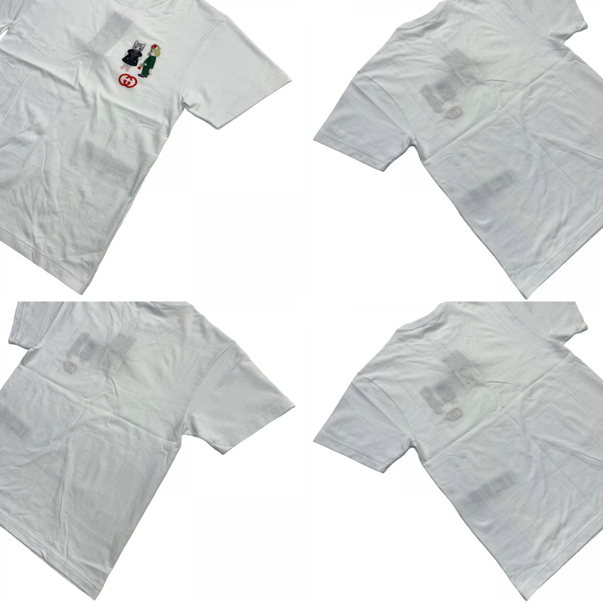 GUCCI | グッチ ヒグチユウコ コットンジャージー Tシャツ 半袖Ｔシャツ ホワイト サイズ：XS