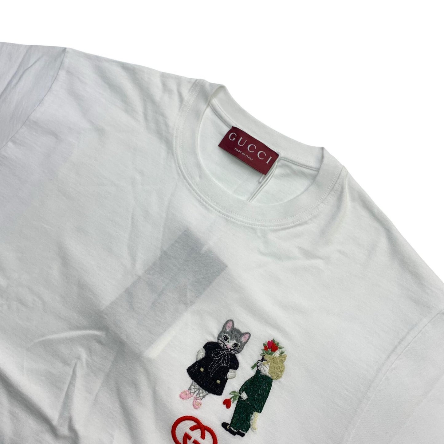 GUCCI | グッチ ヒグチユウコ コットンジャージー Tシャツ 半袖Ｔシャツ ホワイト サイズ：XS