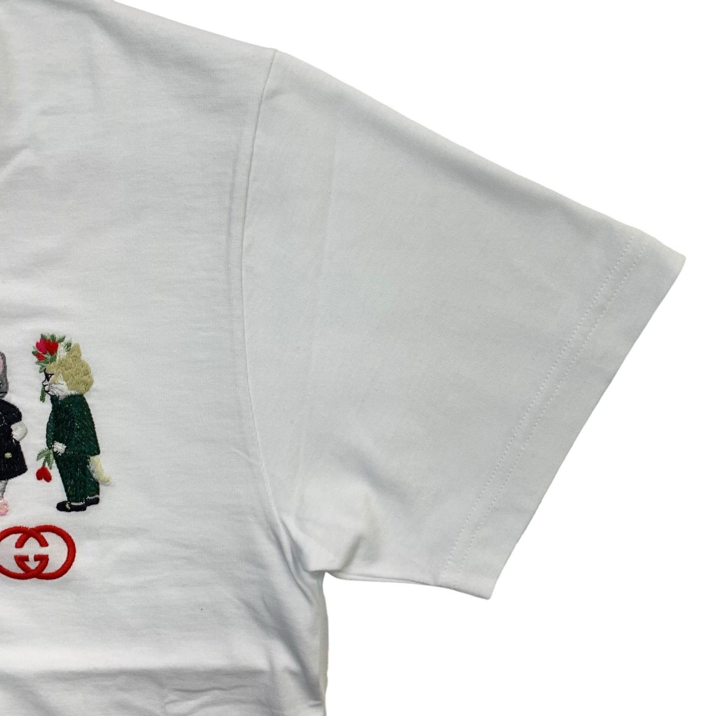 GUCCI | グッチ ヒグチユウコ コットンジャージー Tシャツ 半袖Ｔシャツ ホワイト サイズ：XS