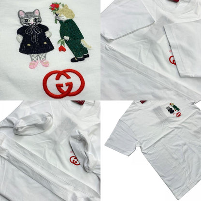 GUCCI | グッチ ヒグチユウコ コットンジャージー Tシャツ 半袖Ｔシャツ ホワイト サイズ：XS