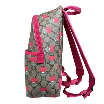 GUCCI | グッチ キム・スンヨン フラワー プリント バックパック リュック・デイパック 782708・525040 チルドレンズ GG バックパック　GGスプリーム