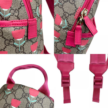 GUCCI | グッチ キム・スンヨン フラワー プリント バックパック リュック・デイパック 782708・525040 チルドレンズ GG バックパック　GGスプリーム