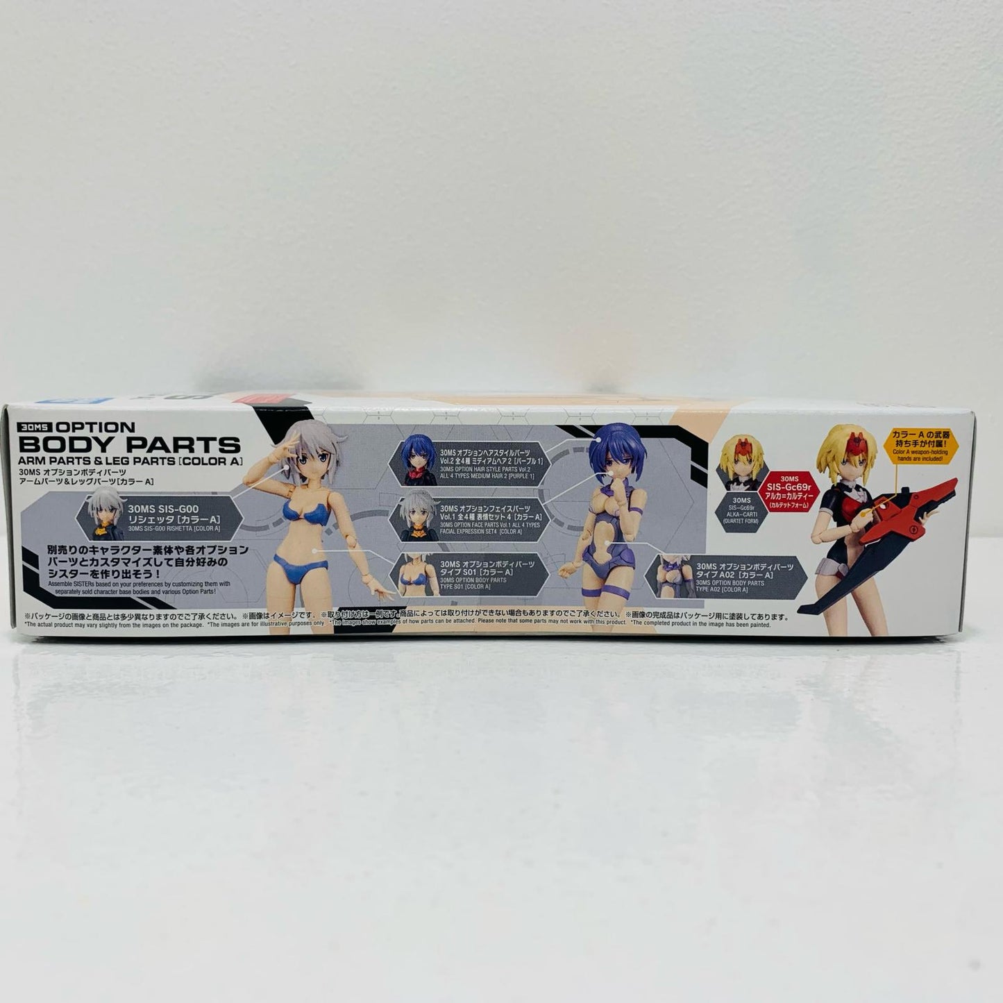 オプションボディパーツ アームパーツ＆レッグパーツ カラーA 「30MINUTESSISTERS」 [5063712]