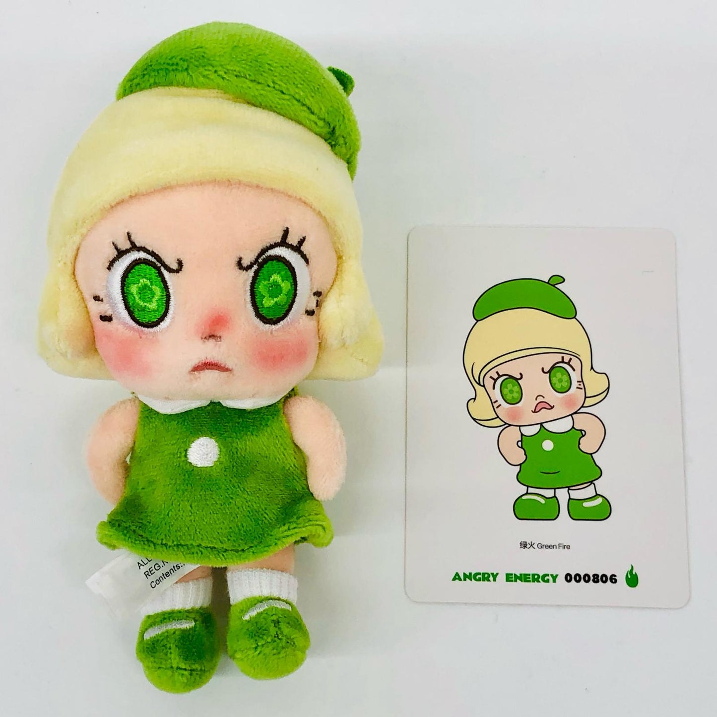 Green Fire POP MART Angry Molly Angry Energy Series【フィギュア】