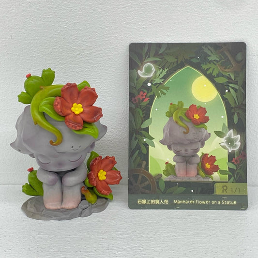 【シークレット】Maneater Flower on a Statue 「POPMART DIMOO No One’s Gonna Sleep Tonight シリーズ」【フィギュア】
