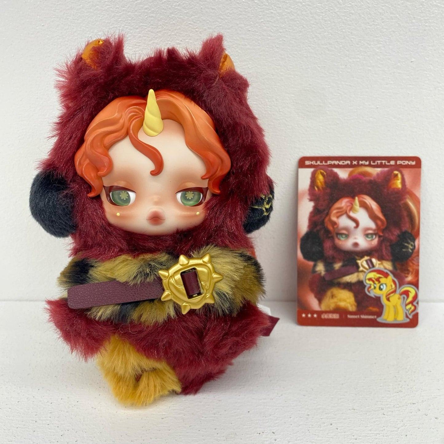 Sunset Shimmer（シークレット）「SKULLPANDA × My Little Pony シリーズ ぬいぐるみペンダント」【フィギュア】