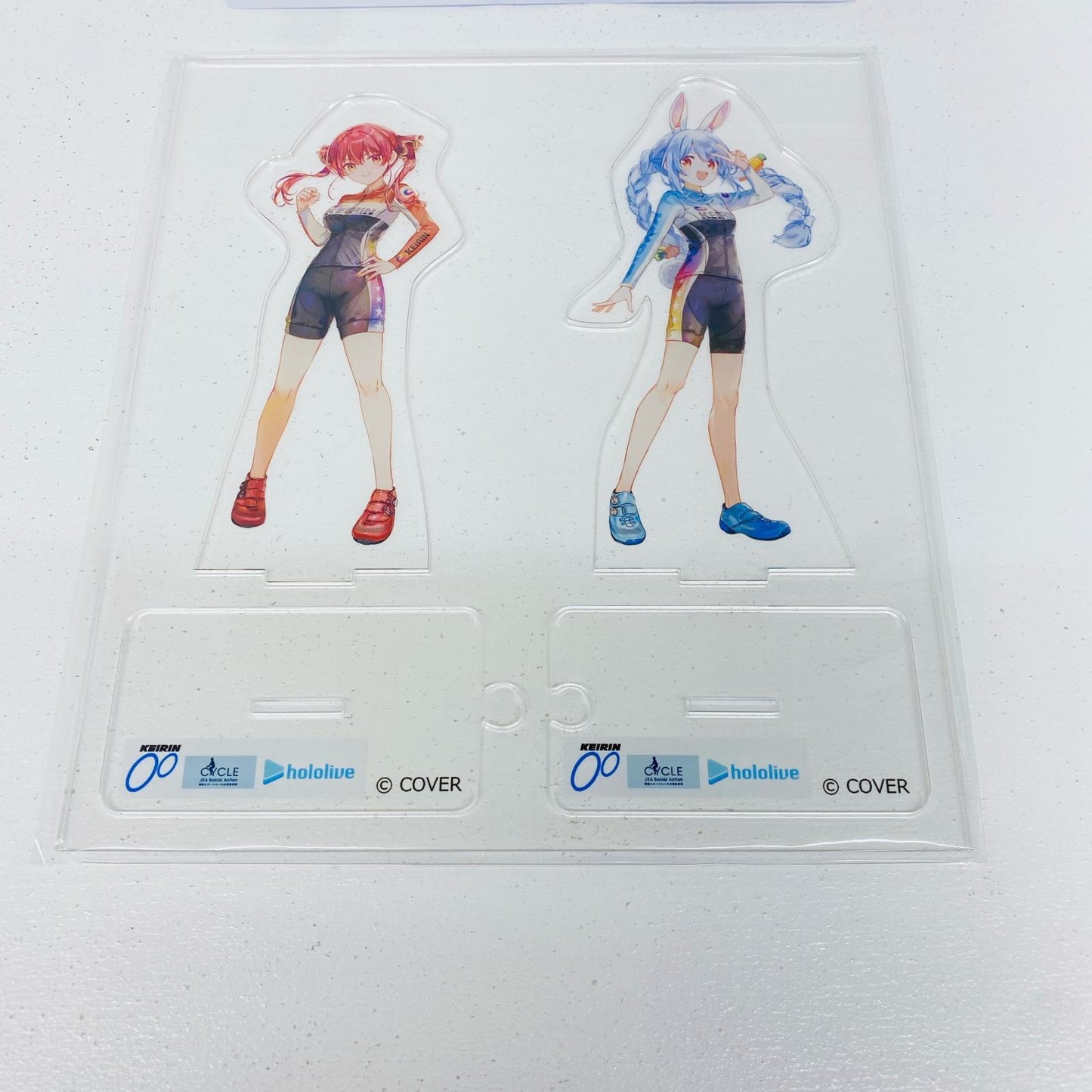 当選品 ミッドナイトフィナーレ アクリルスタンド 宝鐘マリン 兎田ぺこら ホロライブ×競輪