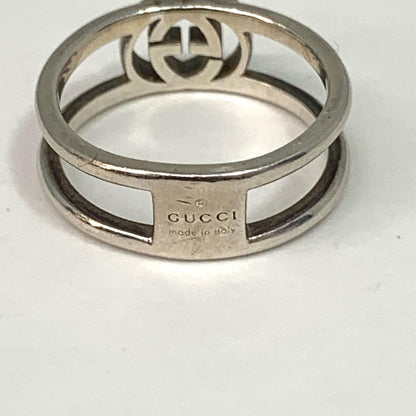 GUCCI | グッチ リング・指輪 298036 インターロッキング スリム オープンバンド