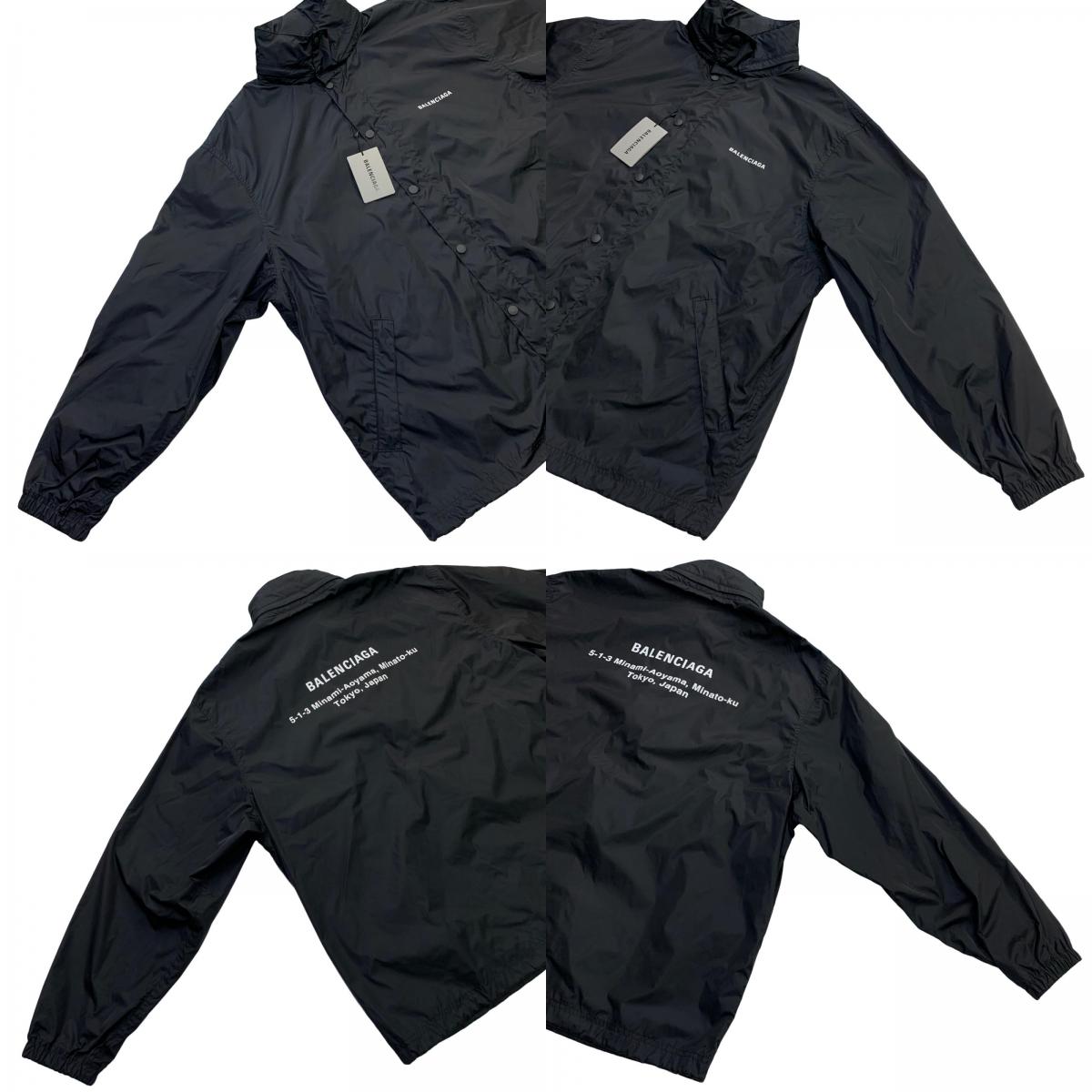 BALENCIAGA | バレンシアガ ナイロンジャケット 20AW 青山限定ナイロンジャケット ブラック サイズ：S