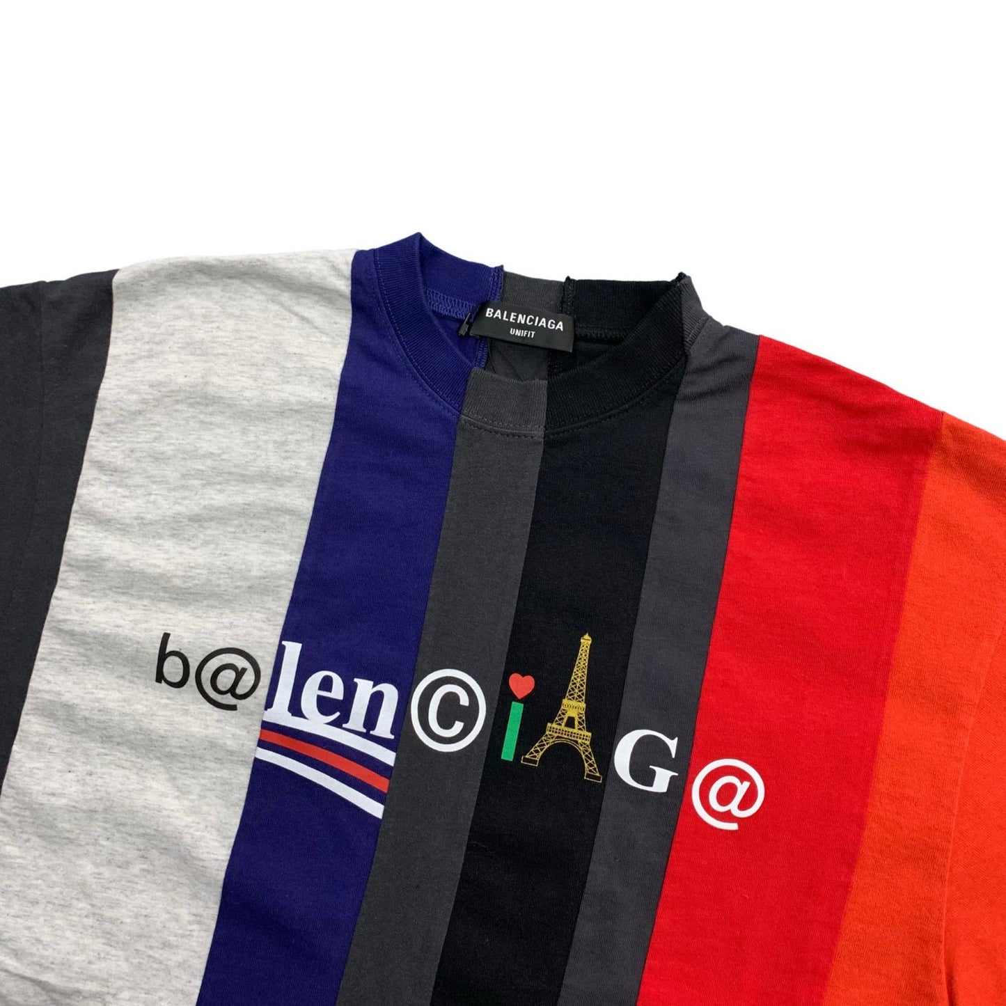 BALENCIAGA | バレンシアガ cut-up t-shirt 半袖Ｔシャツ マルチカラー サイズ：XXS