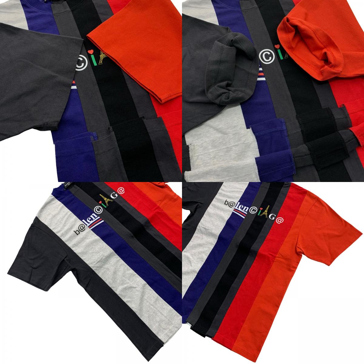 BALENCIAGA | バレンシアガ cut-up t-shirt 半袖Ｔシャツ マルチカラー サイズ：XXS
