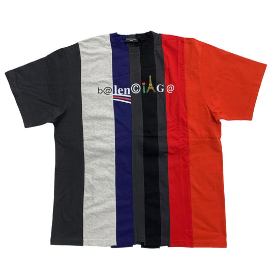 BALENCIAGA | バレンシアガ cut-up t-shirt 半袖Ｔシャツ マルチカラー サイズ：M
