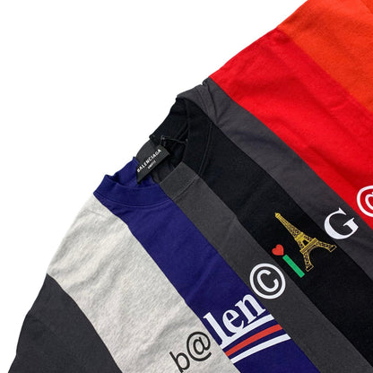 BALENCIAGA | バレンシアガ cut-up t-shirt 半袖Ｔシャツ マルチカラー サイズ：M
