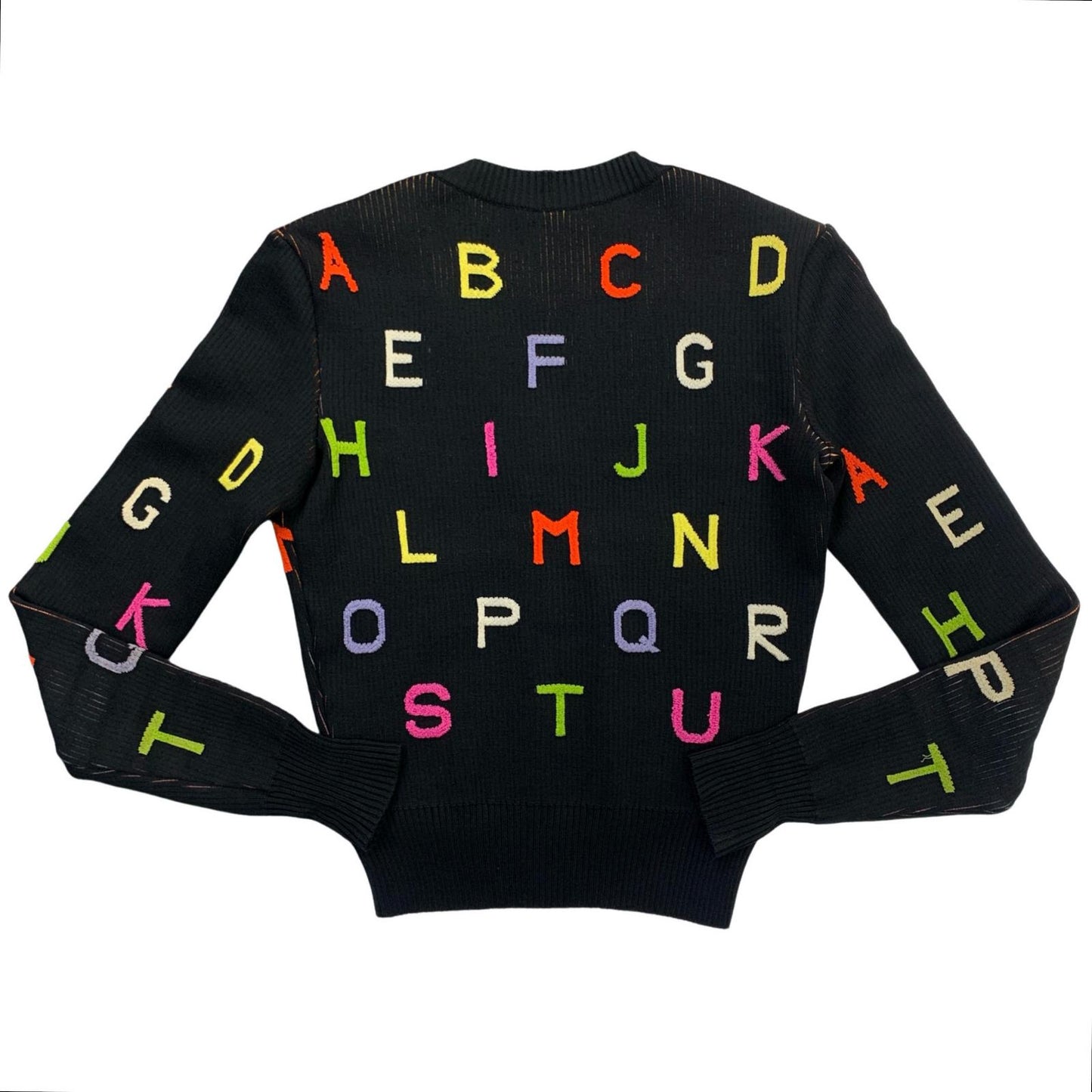 CHANEL | シャネル アルファベット カーディガン&スカート セットアップ ブラック サイズ：36