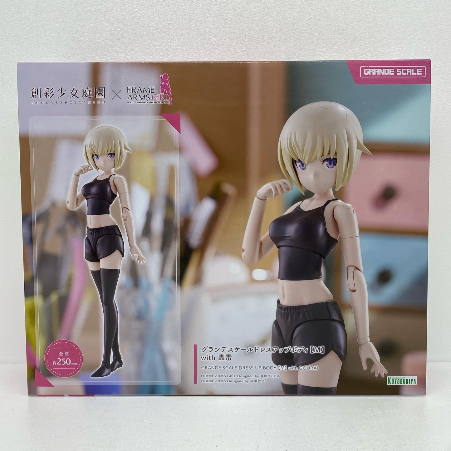 グランデスケールドレスアップボディ【M】with轟雷「創彩少女庭園×フレームアームズ・ガール」[JK076]