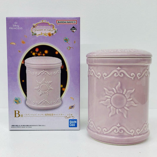 B賞〈ラプンツェル〉ランタン風陶磁器キャニスター「Dreamincolor/一番くじ〈ディズニープリンセス〉」【フィギュア】