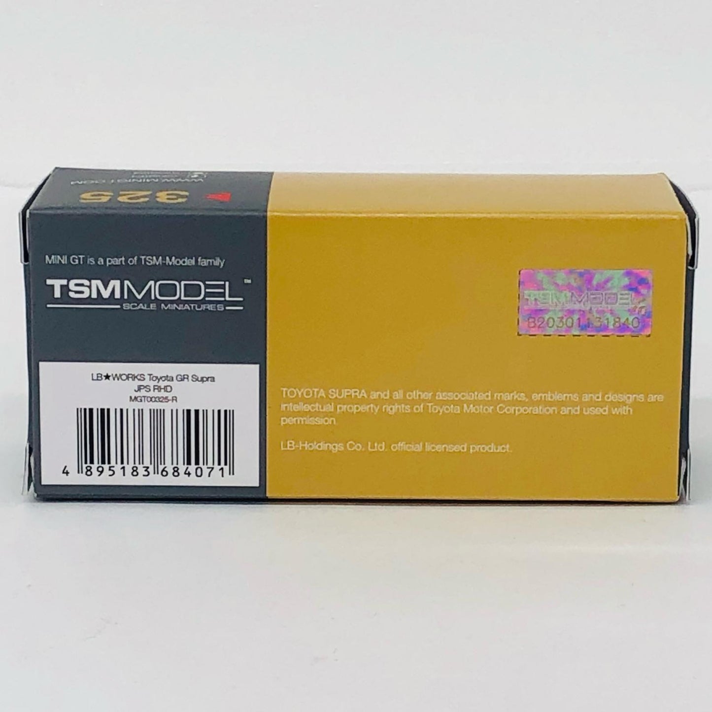 1/64 LB★WORKS GR スープラ JPS 右ハンドル 「ミニGTシリーズ」 [MGT00325-R]
