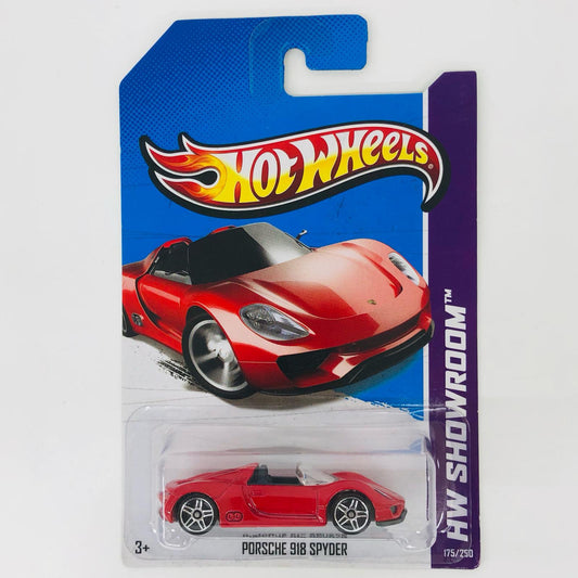 Hotwheels ポルシェ 918 スパイダー レッド