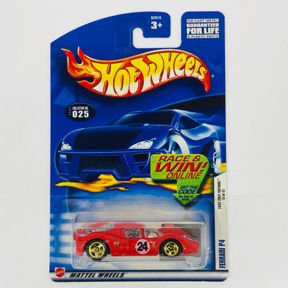 Hotwheels フェラーリ P4 レッド #24