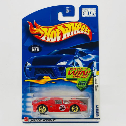 Hotwheels フェラーリ P4 レッド #24