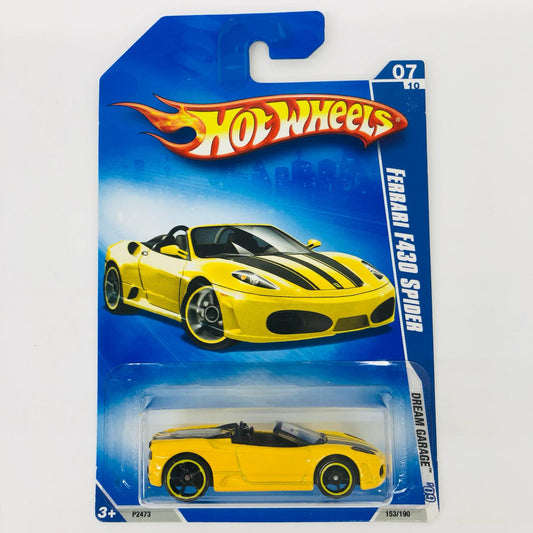 Hotwheels フェラーリ F430 スパイダー イエロー×