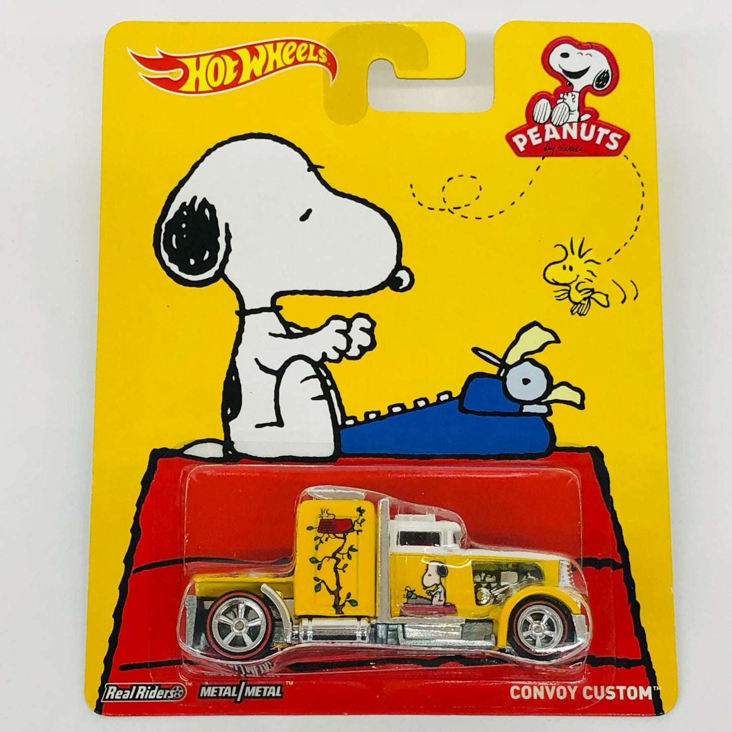 Hotwheels 1/64 PEANUTS CONVOY CUSTOM イエロー